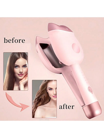 32mm Hair Curler Ceramic Curling Iron Big Wave Deep Wavy Splint Egg Rolls Electric Fast Automatic Hair Plate Styling Tools.