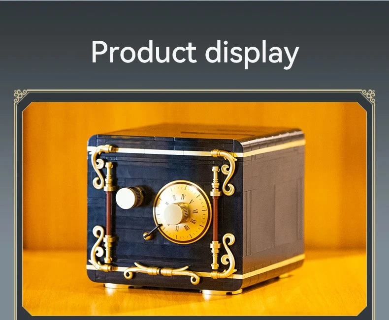 Cada 422PCS City Retro Combination Safe Building Blocks The Secret of Safe Experiment Education Bricks Toys Boys Gifts.