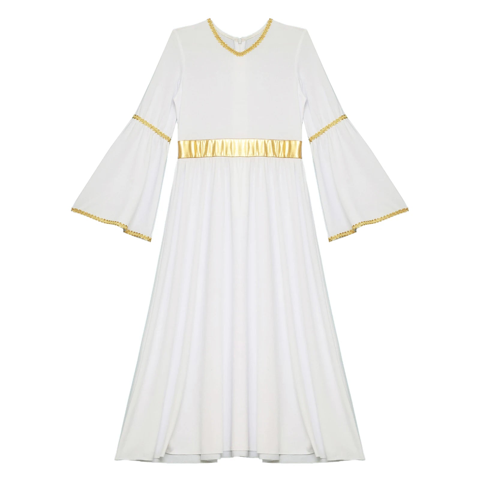 Kinder Mädchen Engel Kostüm Weiß Griechischer Gott Robe Halloween Cosplay Kleid Rollenspiel Karneval Performance Kleid mit Flügeln Dress Up.