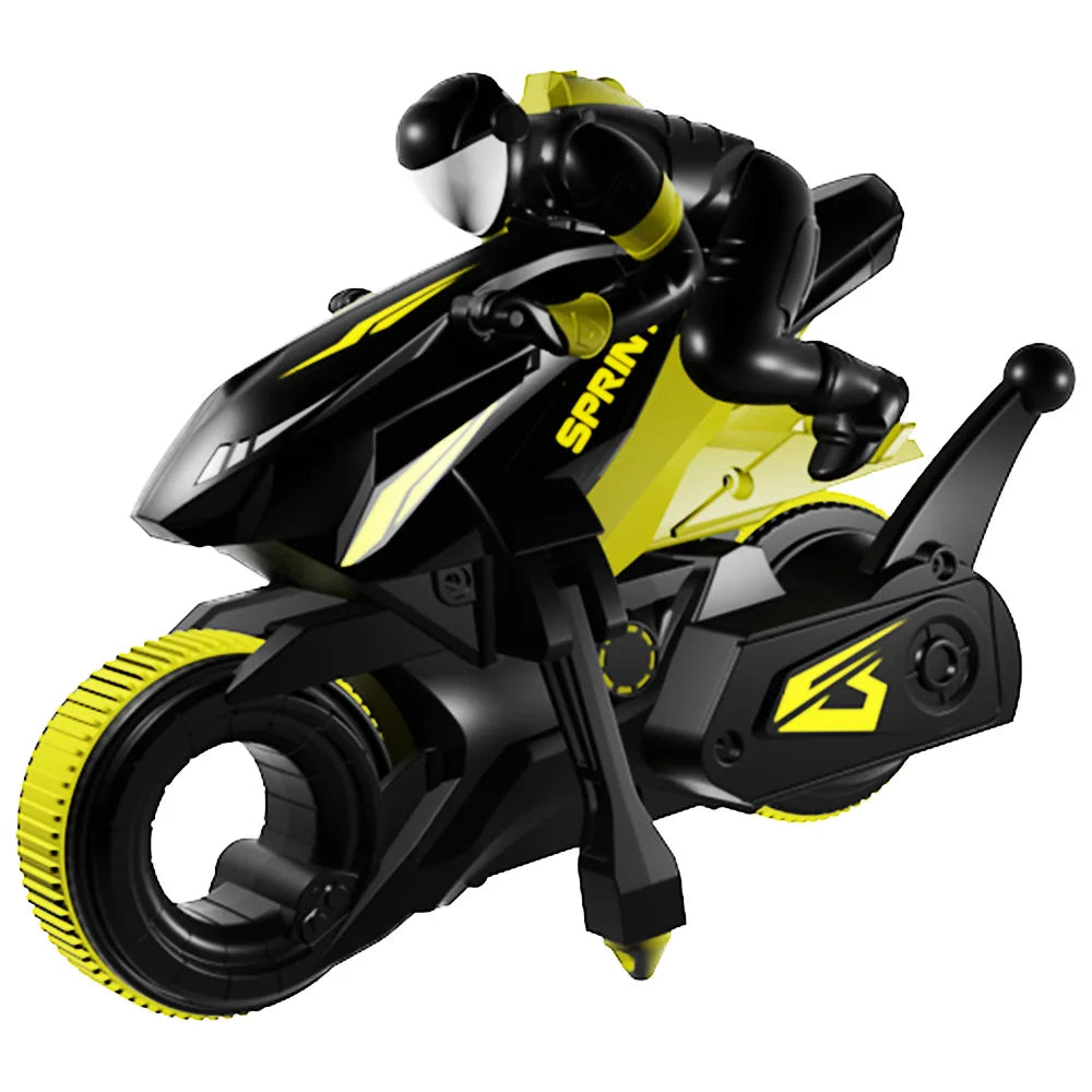 New Stunt Motorcycle 360 ° Rotation Remote Control Car High-Speed Drift Rc Racing Boy Toy Car Model Christmas Halloween Gift