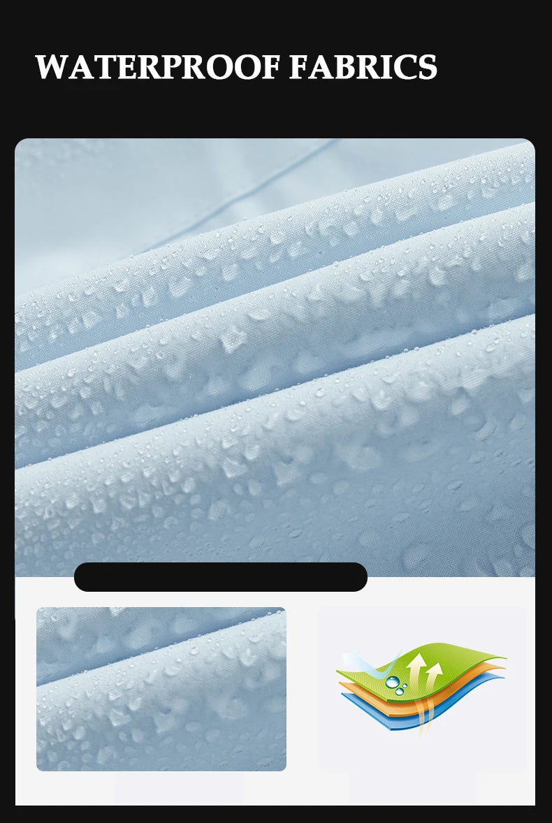 Winter Jacket Outdoor 3-in-1 Waterproof Sport Coat Running Unisex Hooded Hiking Jacket Warm Breathable Outdoor Couple Loose Coat.