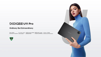 Global Version Doogee U11 Pro Android 15 Tablet Pc 11 Inch Ultra-Clear 90Hz Display 30Gb(6+24) 256Gb 8580Mah Battery Tablet.