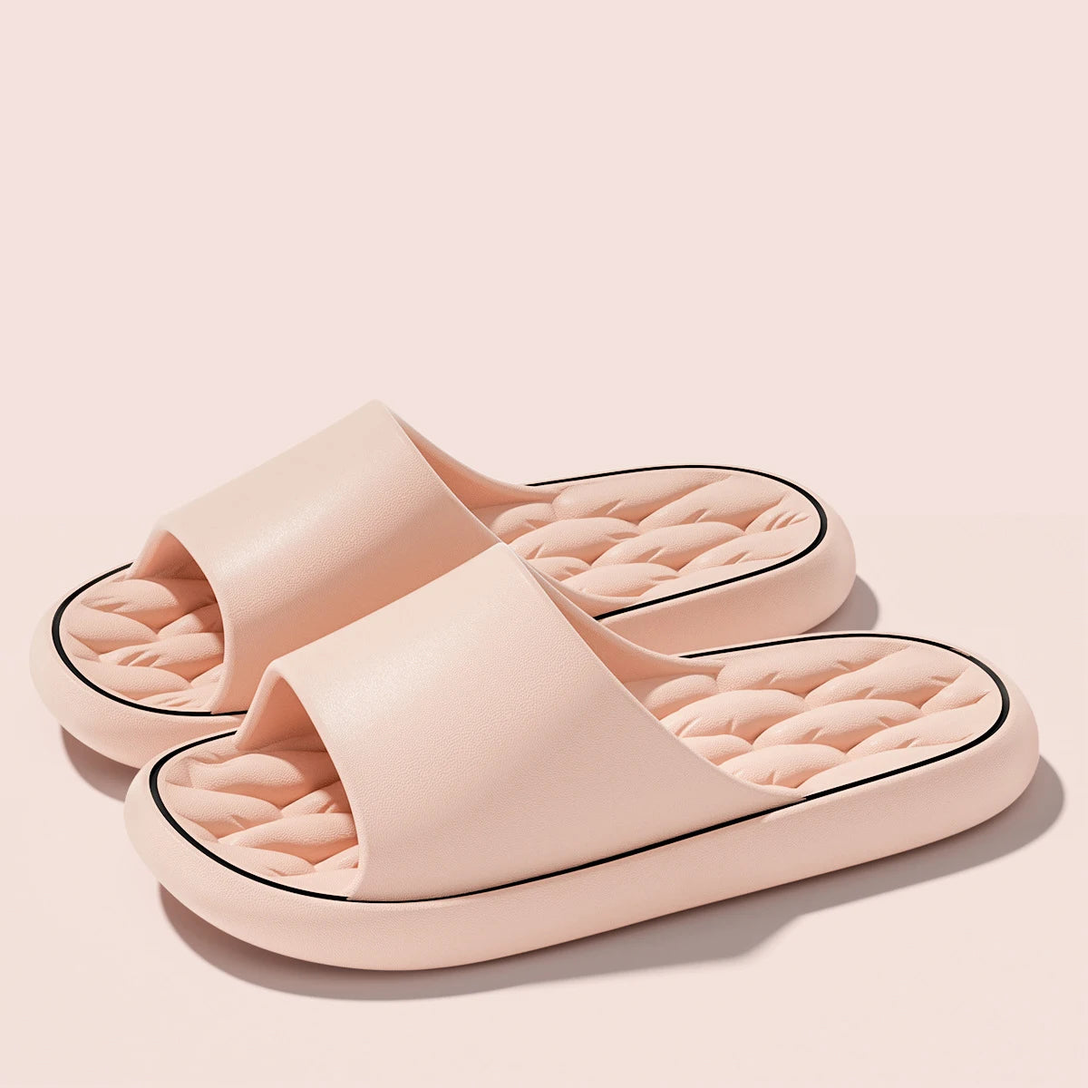 Super Light Soft Slippers Simple Fashion Slides EVA Elastic Shoes Colorful Sneakers In Door Bathroom Flip Flops.