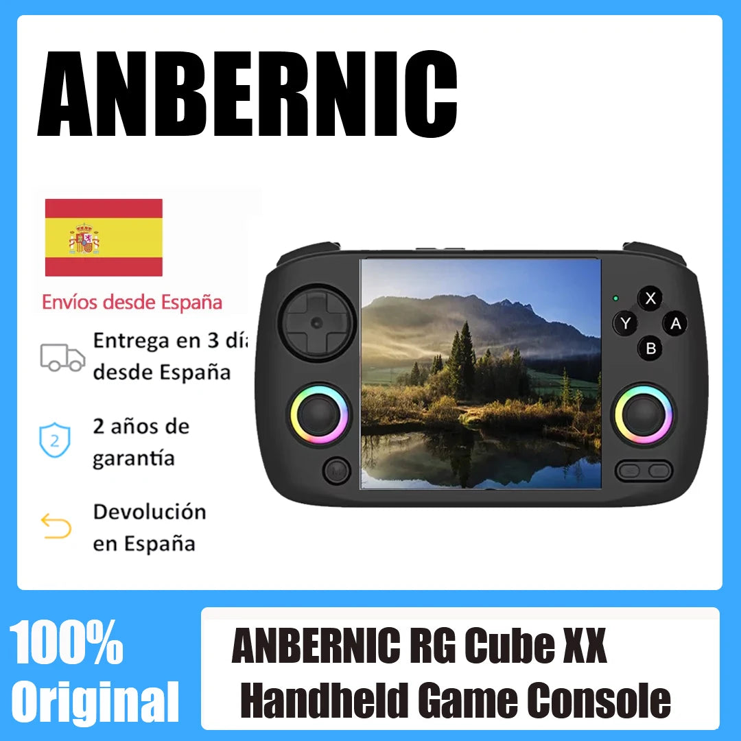 ANBERNIC RG Cube XX Handheld Game Console 3.95 Inch HDMI TV Connect WiFi Pairing Birthday Gift.