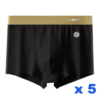 5-teilige gestreifte lustige Boxershorts für Herren, Unterwäsche, sexy Unterhose, Mann, männlich, Homme, U-konvexe Shorts, Dessous, Boxershorts, Höschen