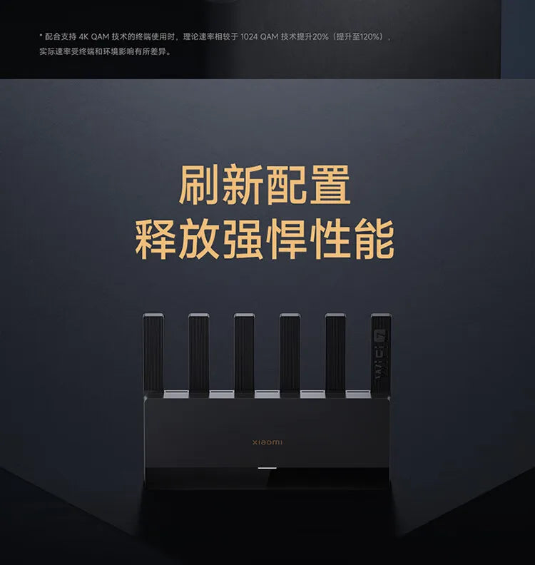 Xiaomi Router BE6500 Wi-Fi 7 4-Core 2.5G Ethernet Port lOT Intelligent Linkage Mesh Networking MLO Dual Bands Mijia APP Control