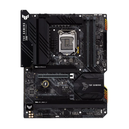 ASUS TUF GAMING Z590-PLUS WIFI LGA 1200 Intel Z590 ATX M.2 Desktop Motherboard.