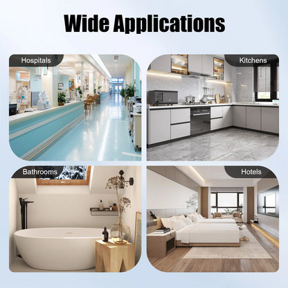 6500W 220V Electric Instant Hot Water Heater  Shower Bathroom Faucets Kitchen Tap Digital Display Temperature Automatic