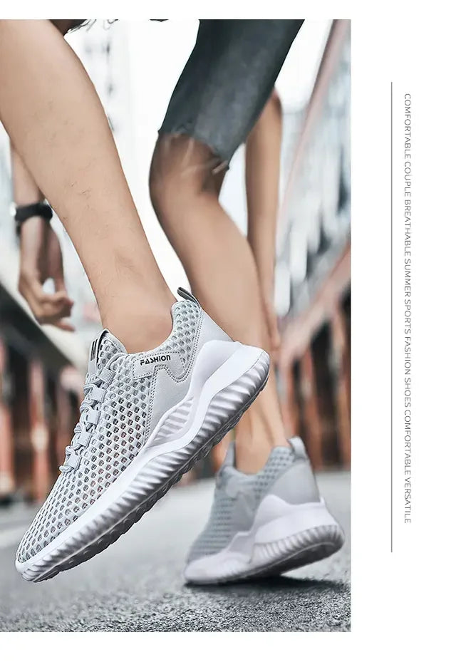 Sommer Tennis Casual Mesh Schuhe Atmungsaktive Hohl training fitness Plattform Weichen Boden Läuft Leichte Vulkanisierte Schuhe