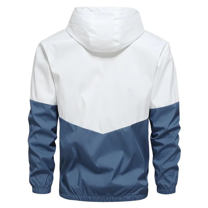 Spring and Autumn Men's Embroidered Hooded Sports and Leisure Set New Fashion Jacket and Pants 2-piece Hip Hop Sports Set.