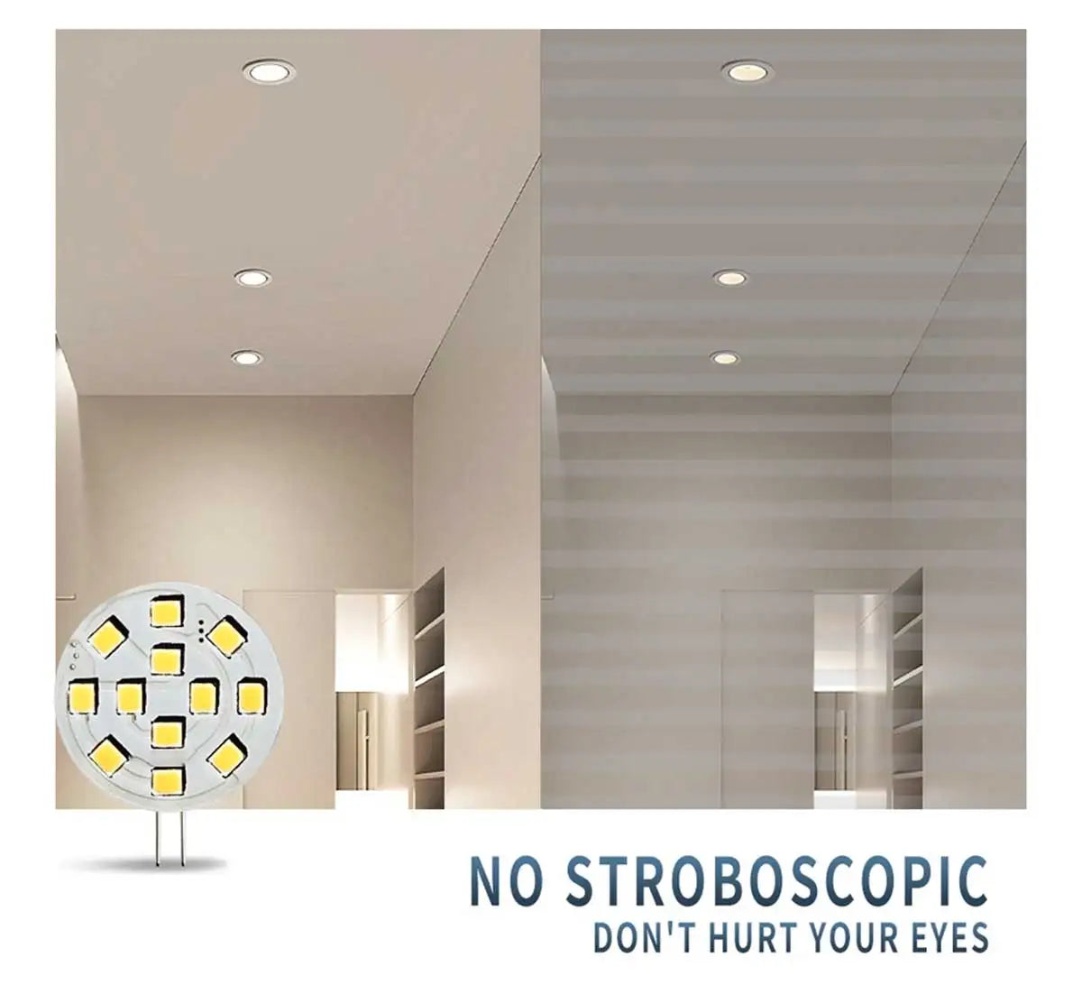 10 stücke ACDC 12 V 24 V G4 LED Lampe 2,2 W Runde Scheinwerfer Kein Flimmern Downlight Birne Boot Dunstabzugshaube Lichter Für Wohnzimmer.