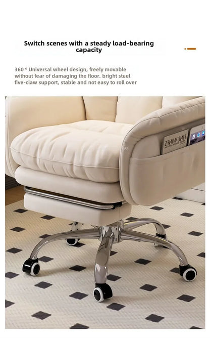 Heimcomputerstuhl, bequem, sitzend, Arbeitszimmer, Büro, Schlafsaal, Schlafzimmer, faules drehbares Sofa