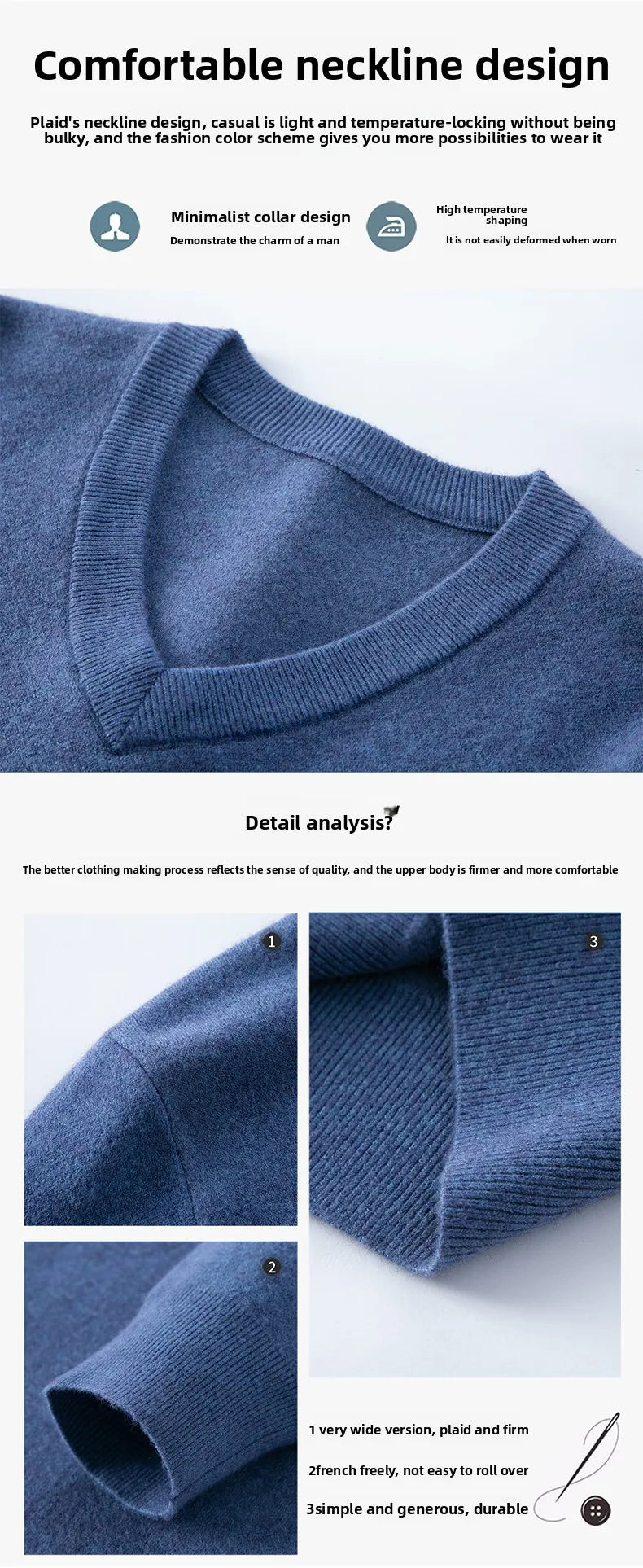 Top Grade Thick Anti-Pilling New Fashion Brand Autum Winter Knit Pullover Men Slim Fit Sweater Business Casual Woolen Jumper.