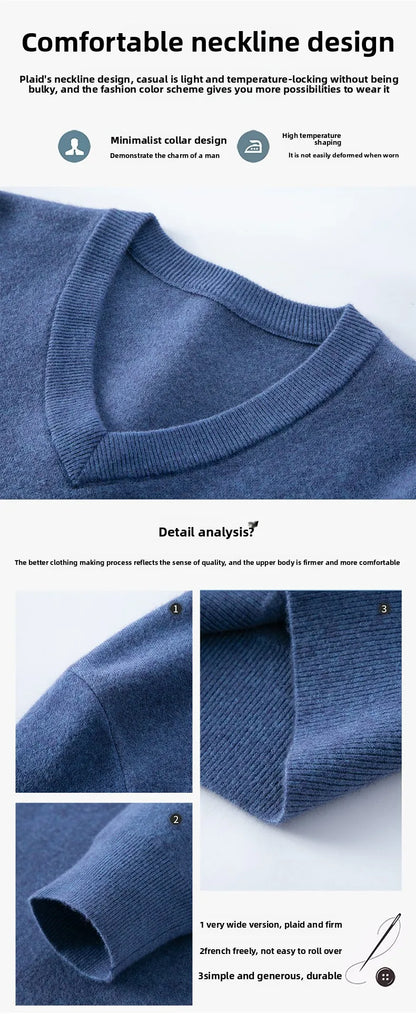 Top Grade Thick Anti-Pilling New Fashion Brand Autum Winter Knit Pullover Men Slim Fit Sweater Business Casual Woolen Jumper.