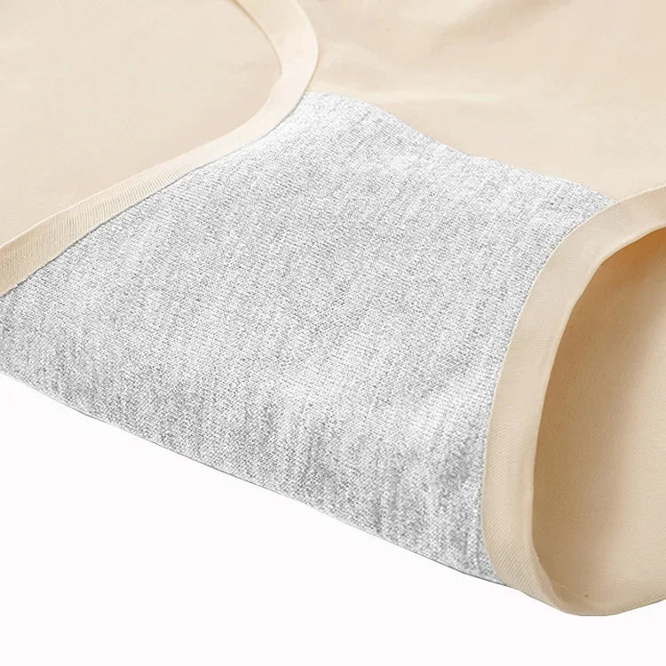Seamless Ice Silk Panties For Women Intimate Comfort Briefs Large Size Mid-waist M-XXL Multiple Color Options Lingerie 1 Piece.