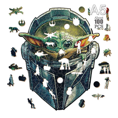 Movie Characters Wooden Puzzle Film Star Wood Jigsaws 2D Magic School Badge Character Jigsaw Toys for Kids