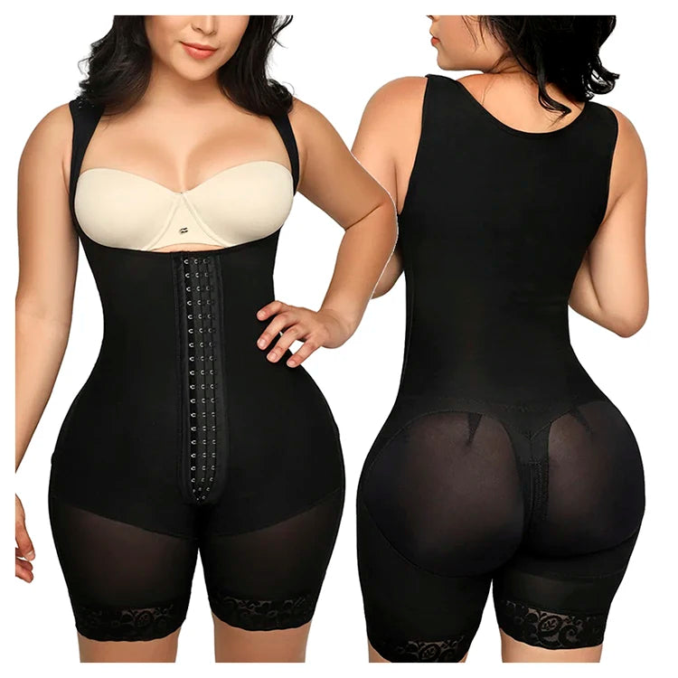 Fajas Reductoras Body Shaper Slimming Sheath Flat Belly Shapewear Tummy Control Bodysuit Postpartum Bodices Girdles Woman Corset