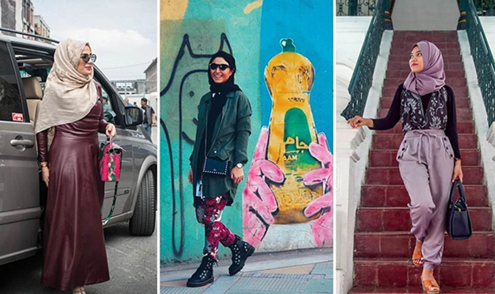 Khaki Long Sleeves Abayas Inner Dress Hijab Sets Elegant Muslim Dresses Islamic Ladies Casual Abaya Gift Party Wholesale RIMAIRE.