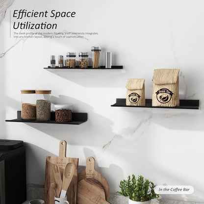 Schwimmende Badezimmerregale  Zimmerdekoration  Keine Bohrungen  Speicherwandregal  Home Organizer Ledge Hardwares  Schrankküche  Wohnkultur