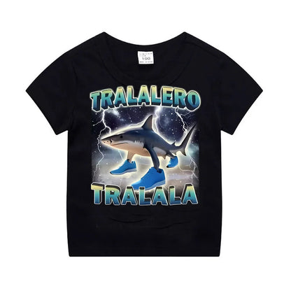 Just A Boy Who Love Brainrot Meme Italian Bootleg Boys Girls Kids T-Shirt AI Italian Animals Y2k Graphic Outfit Cotton Tees.