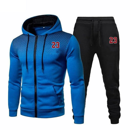 Men's Hooded Tracksuit Casual Hot Sale Single Piece Sports Zipper Sweatshirts and Sweatpants Comfort Outdoor Jogging Sport Daily.