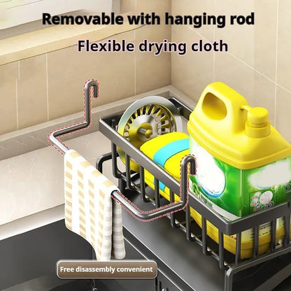 Küche Ablauf Rack Schwamm Rack Haushalt Waschbecken Lappen Korb Geschirr Schwamm Handtuch Ablauf Kunststoff Regal Bad Zubehör