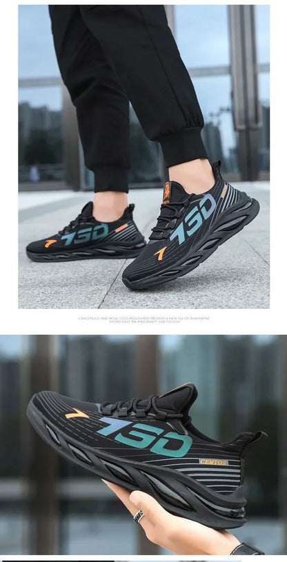 2024Shoes for Men Casual Slip on Fashion Sneakers Breathable Running Shoes Outdoor Walking Training Tennis Shoes.
