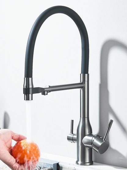 Filtered Kitchen Faucet Purification Tap With Magnetic Sprayer Kitchen Faucet Filtered Water Purification Feature Kitchen Tap