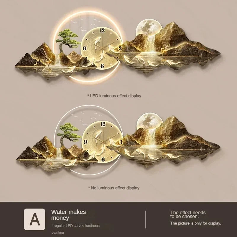 2025 Design Luxus Wanduhren Wohnzimmer Led Ästhetische Minimalistische Wand Uhr Stille Mode Nordic Horloge Murale Home Decorat