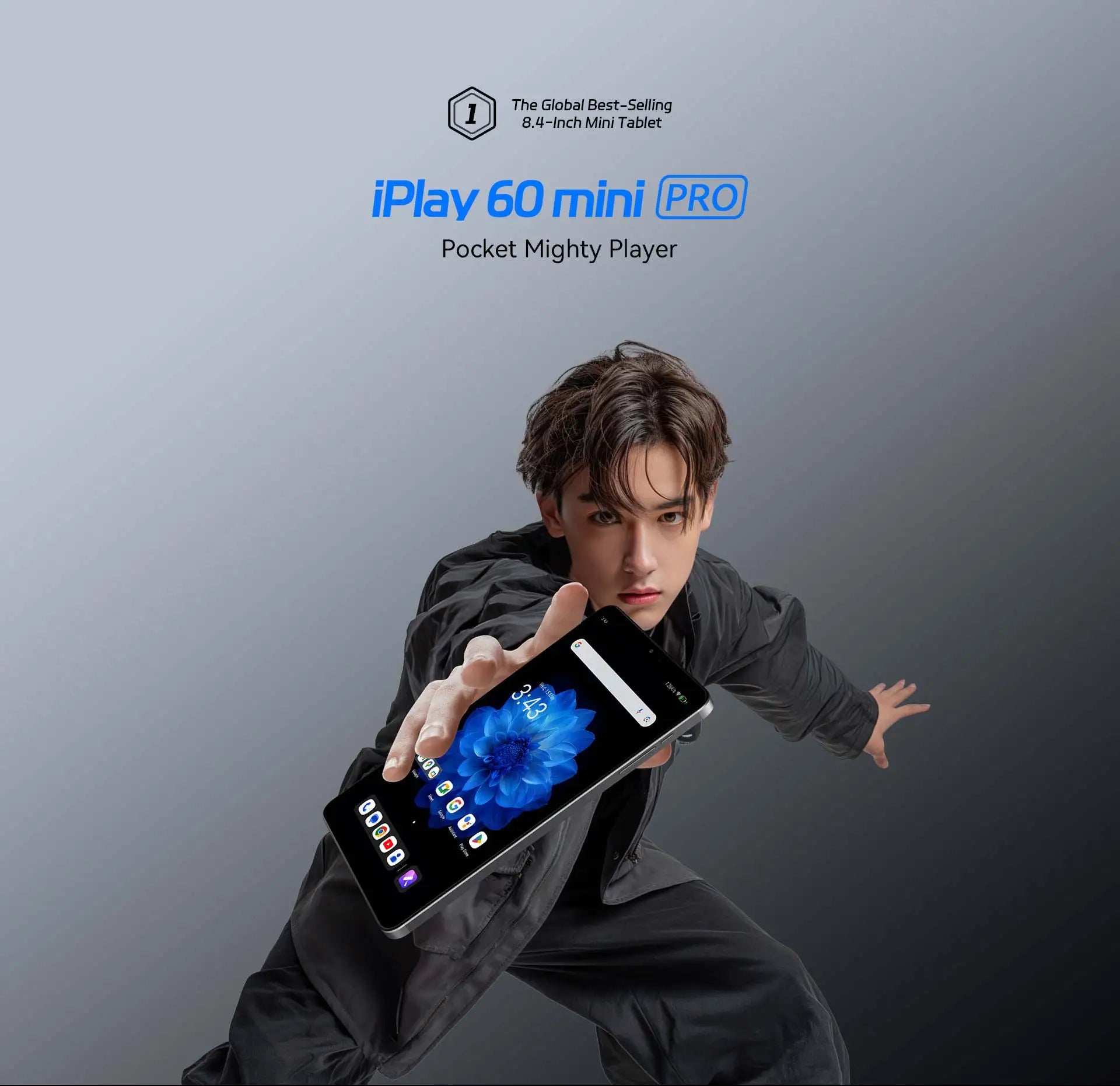 ALLDOCUBE iPlay60 Mini Pro Tablet 8.4" Display Helio G99 16GB(8GB+8GB Virtual)RAM 128/256GB ROM 4G LTE 6050mAh Android 14.