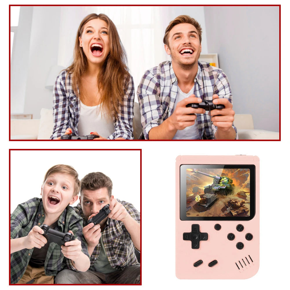 Retro Handheld Video Game Console 3.5inch TFT Screen Built-in 500 Game Nostalgic Games Console 1020mAh for Kids and Adult.