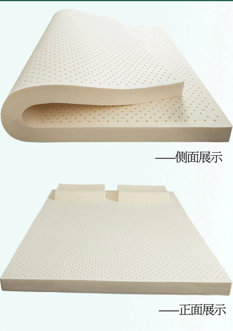 100 % Naturlatex-Matratze Thailand 10 cm Naturlatexmatten Gummi weiches Kissen Zwei-Personen-Haushalt 1,2/1,5/1,8 m Heimmatratze