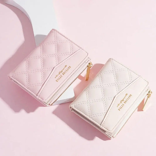 New Embroidered Wallet for Women Ladies Coin Purses PU Leather Zipper Credit Card Holder Clutch Money Bag Pocket.