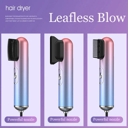 2024 Hot Selling Leafless Professional Bid Wind Quick Low Noise Dry Private Diffuser Ion Hair Processor Dryer for home salon.