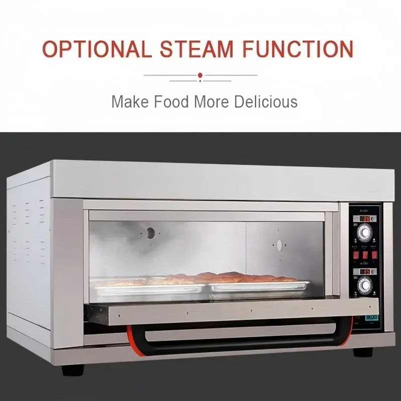 High Quality Professional 1 Deck Gas/Electric Oven Commercial Industrial Baking Bread Oven.