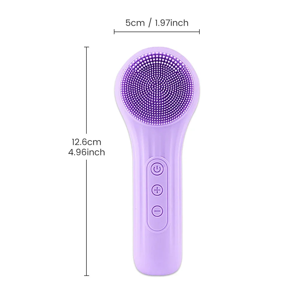 Sonic Electric Face Cleansing Device Facial Cleanser Facial Cleansing Machine Skin Scrubber Skin Massager Skin Care Tools Beauty.