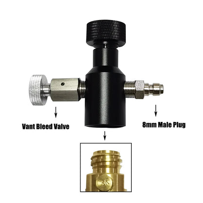 Brand New Filling Station Soda Water Maker Cylinder Tank Bottle CO2 Refill Adapter Connector W21.8-14 or G3/4 or CGA320.