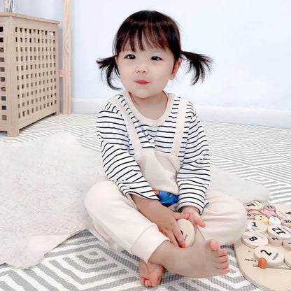 2024 herbst Baby Kleidung Neugeborenen Overall Infant Jungen Falsche 2 Stücke Streifen Patchwork Strampler Kleinkind Cartoon Dinosaurier Ein Stück.