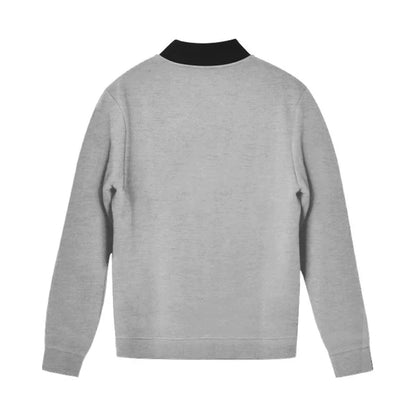 Amazon 2024 European and American men's clothing fitness sports trend outdoor leisure men's zipper suit