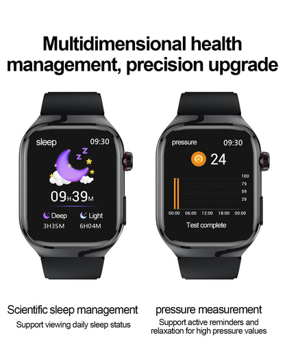 2025 New For Huawei Three highs Blood Pressure Smartwatch ECG Uric Acid Heart Rate Clock Body Analysis Health Monitoring Watches