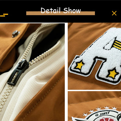 2025 New Winter Men Outdoor Windbreak Warm Travel Jacket Men Autumn Hooded Casual Fashion Sport Brand Loose Jacket Male Coat Top.