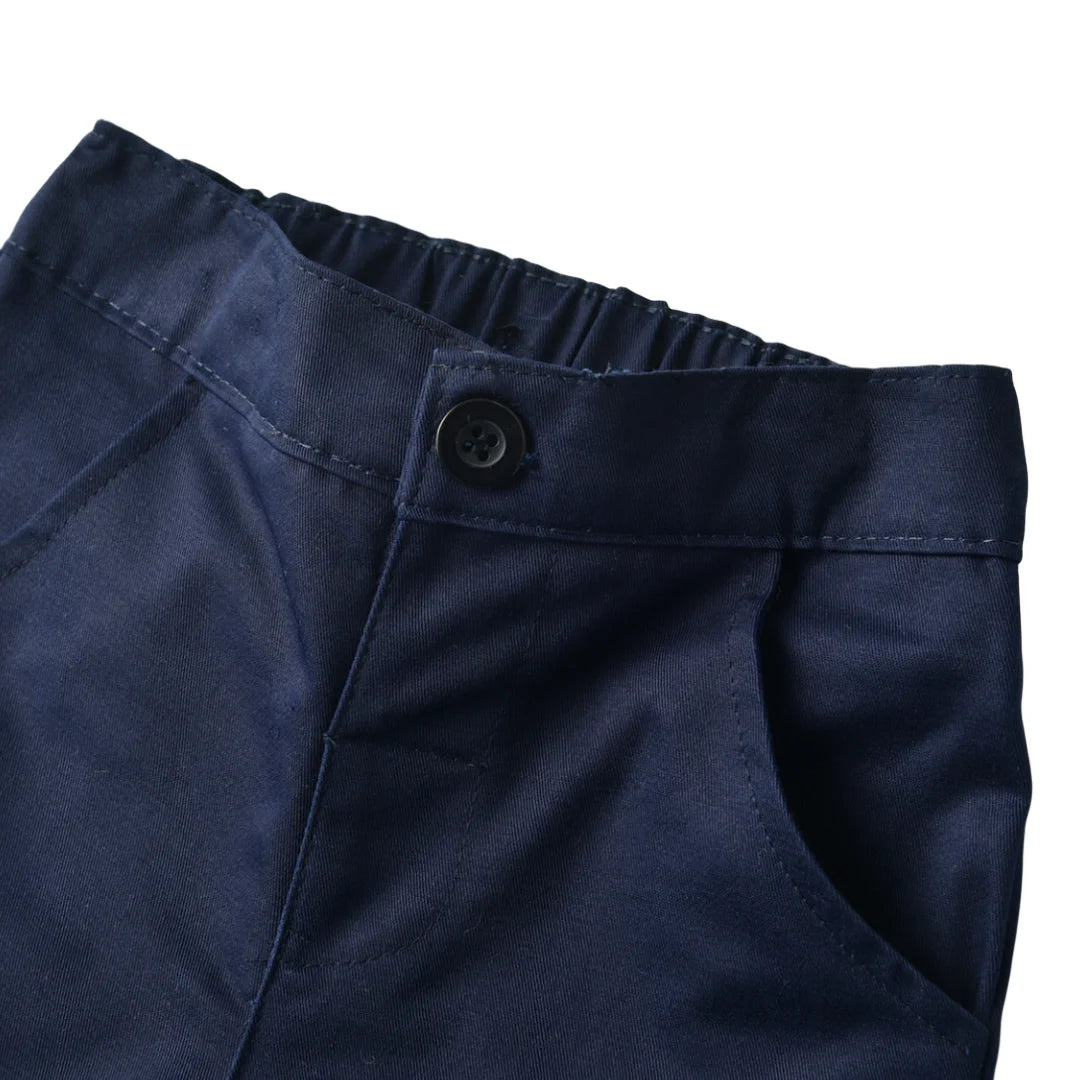 Formal Birthday Boy Outfits Cotton Kid Clothes Set Toddler Long-sleeved Shirt with Bow Tie + Vest + Trouser Suit Boys Party Wear.