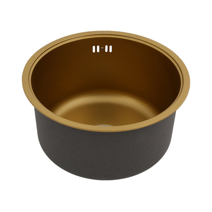 Runde Küchenspüle, Küchenspüle, Einzelschüssel, Spüle, Küchenspüle