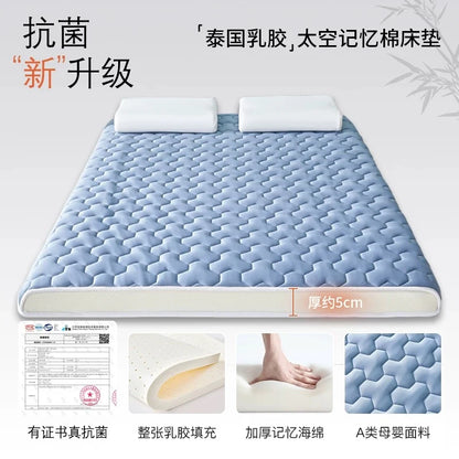 Schwammmatratze, elastisches Kissen, Zuhause, doppelt faltbar, Memory-Schaum, Latex, Tatami-Matte, Studentenwohnheim, Einzel-Schlafmatratzen