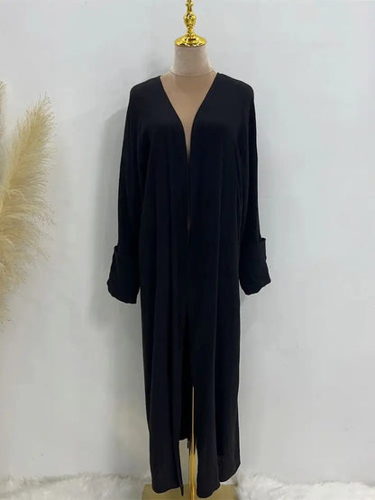 Modest Kimono Abaya Dubai Muslim Sets Islam Kaftan Dresses Kebaya Robe Femme Musulmane Abayas For Women Caftan Marocain Djellaba