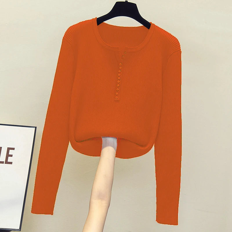 2026 gestrickte Frauen Pullover Taste V-ausschnitt Pullover Herbst Grundlegende Pullover für Weibliche Pullover Schlank Solide Bold Streifen Tops.