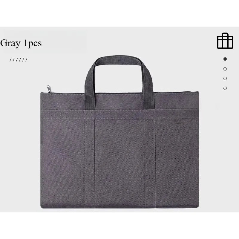 Portable document bag Oxford cloth business and leisure briefcase men and women portable document bag.