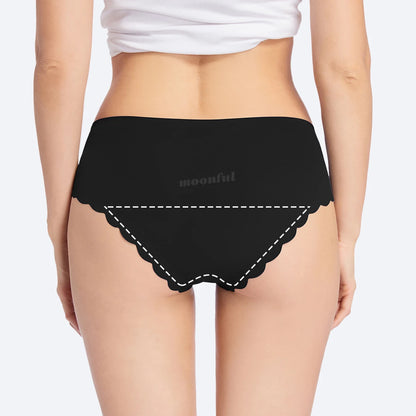 Seamless Period Underwear Menstrual Cycle Absorbent Underwear for Women Heavy Flow Leak Proof Menstrual Panties for Menstruation.