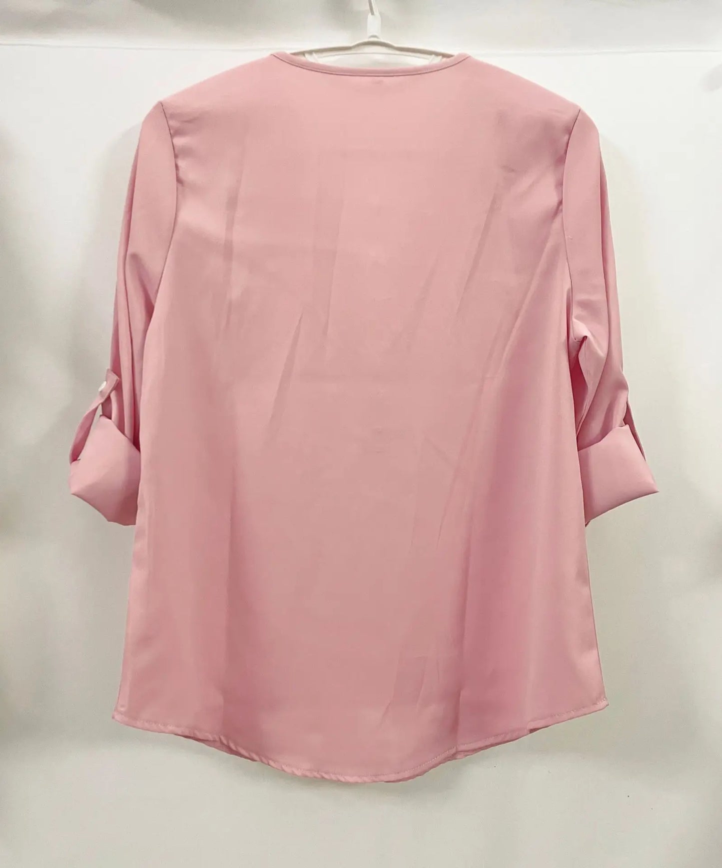 2024 Quality HotSale Plus Size Deep V Neck Women Blouse Chiffon Cool Loose Shirt Fashion Casual Ladies Tops Sexy Zipper Pullover.