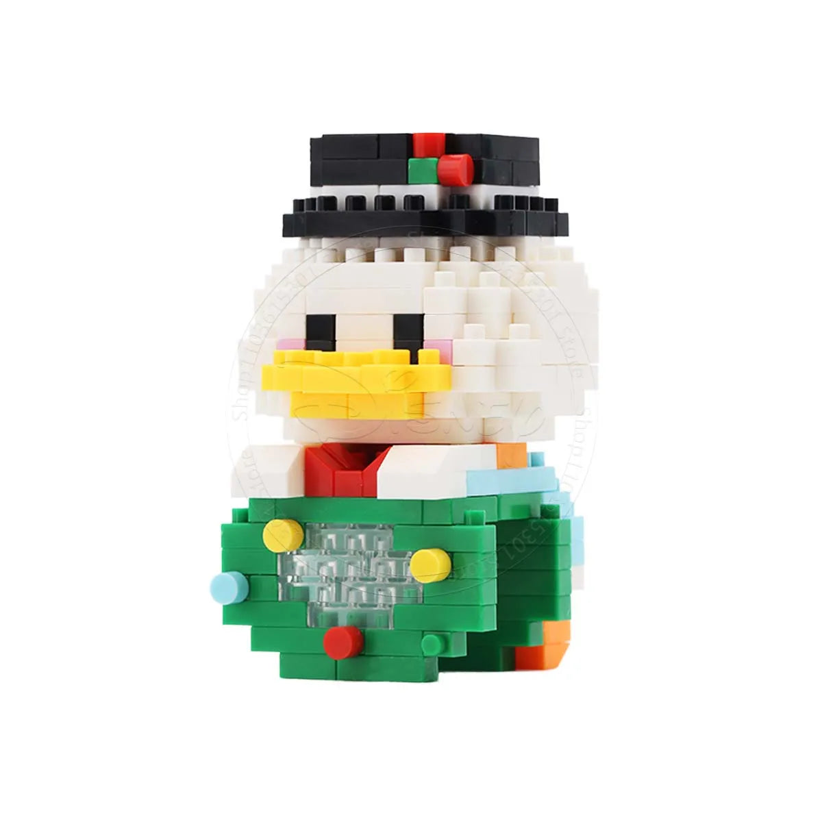 Stitch Disney Princess Elsa LinaBell Building Blocks Mickey Mouse Duck Mini Action Figures Blocks Assemble Toys Brick Kids Gifts.